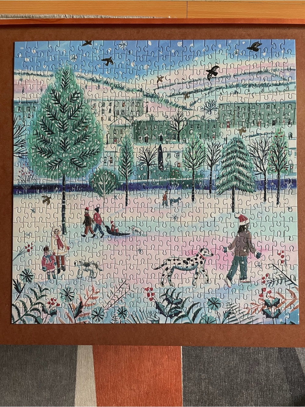 Galison 500 Piece ‘Winter Stroll’ Puzzle
